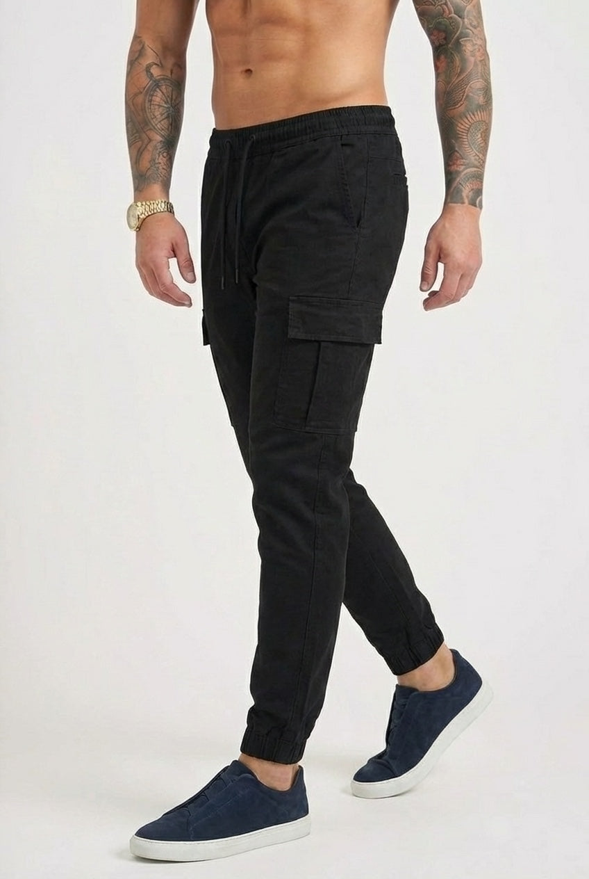 Pantalón deportivo cargo Olympus - Negro