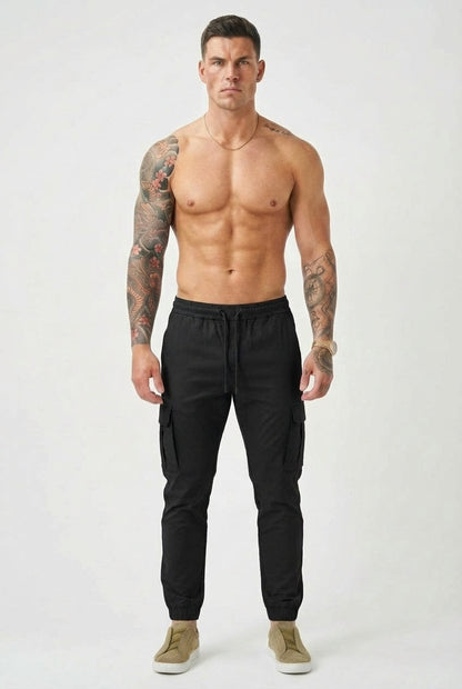 Pantalón deportivo cargo Olympus - Negro