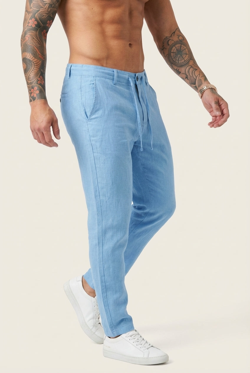 Pantalones de Lino Coastal Ease