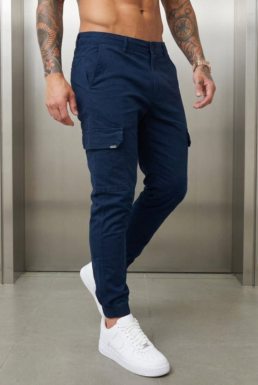 Pantalón de chándal Olympus Cargo - Azul marino