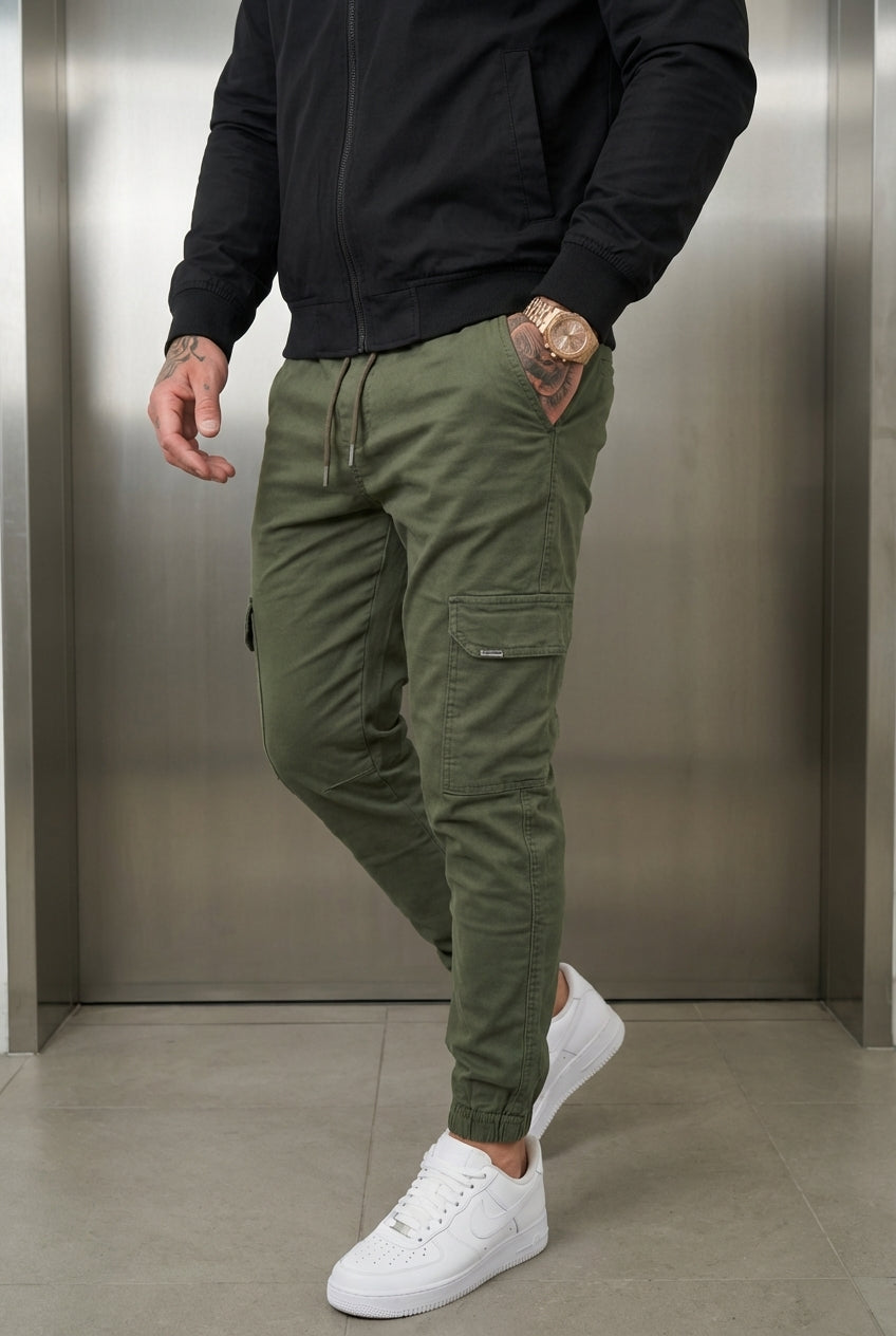 Pantalón jogger cargo Olympus - Verde militar