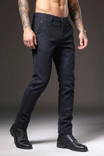 Pantalones entallados Luca - Azul