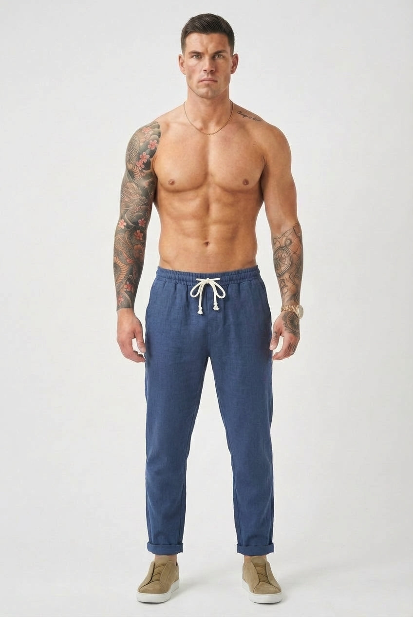 Pantalones de lino Massimo