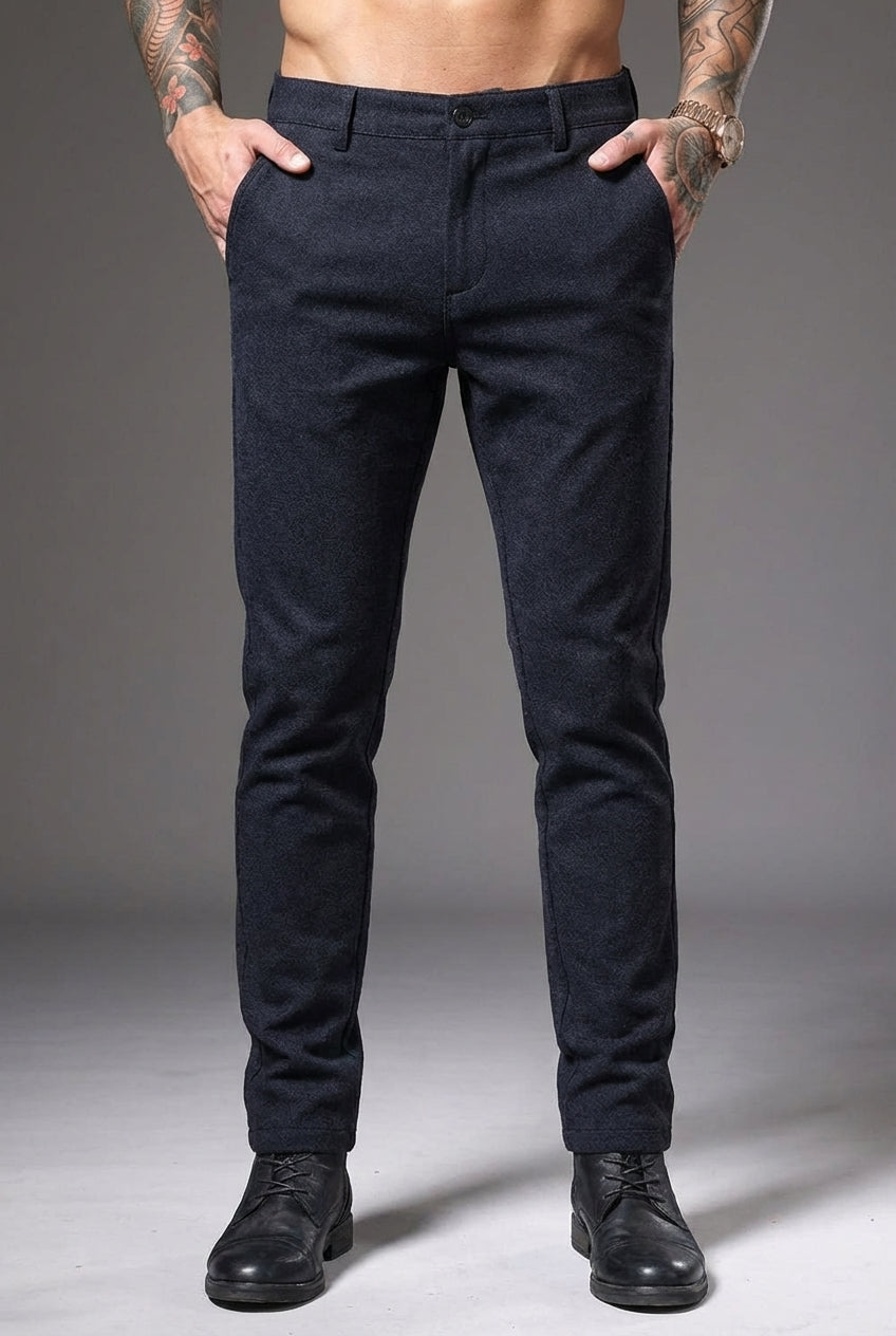 Pantalones entallados Luca - Azul
