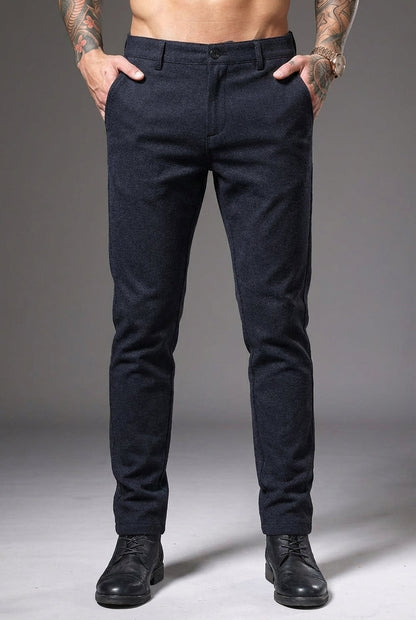 Pantalones entallados Luca - Azul