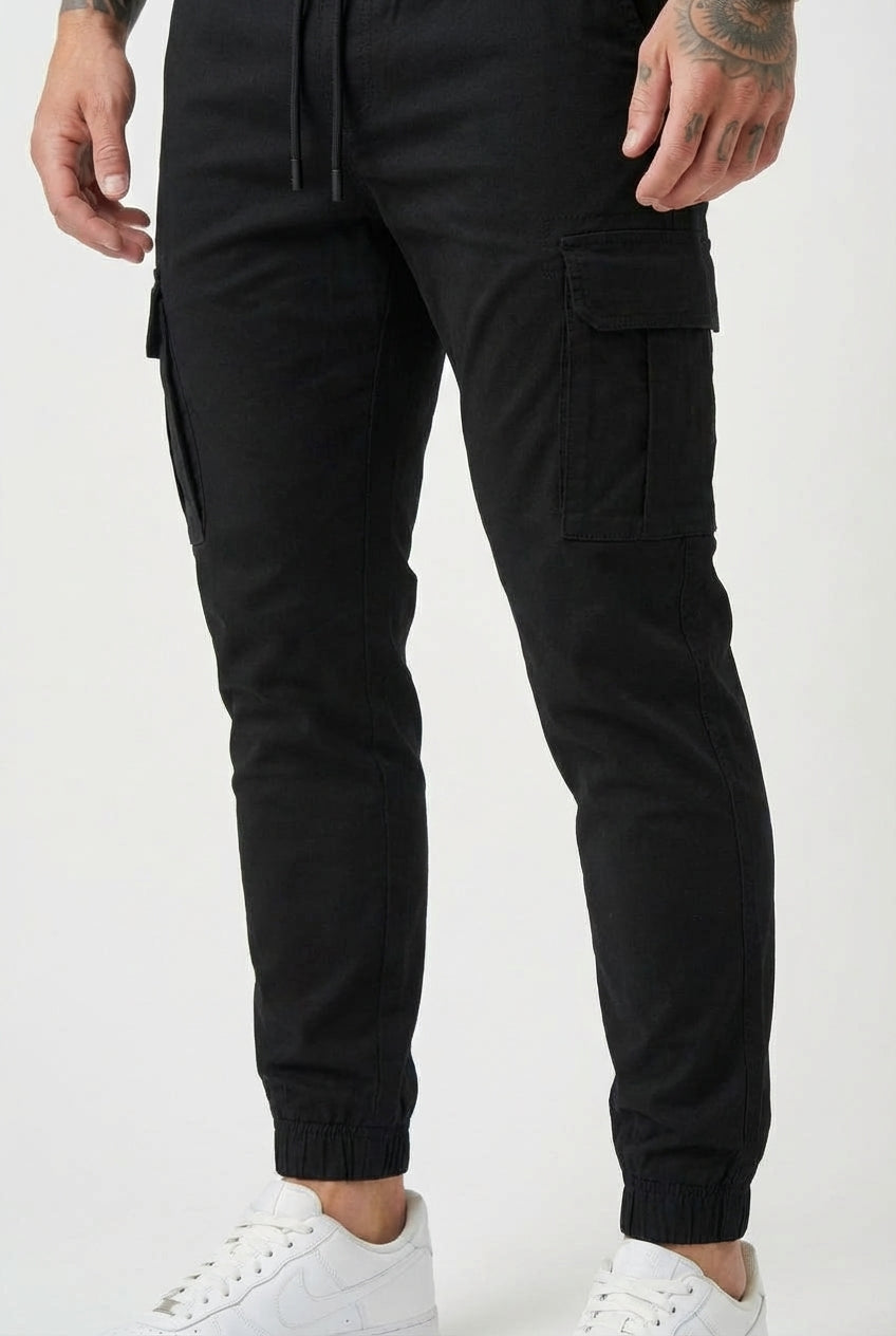 Pantalón deportivo cargo Olympus - Negro