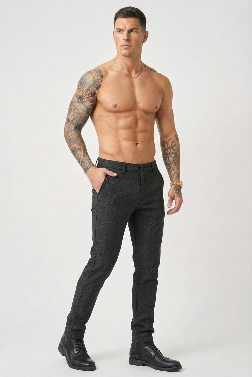 Pantalones Luca ajustados - Negro