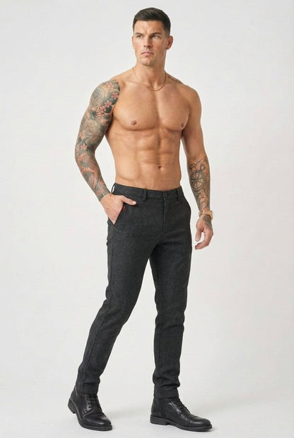 Pantalones Luca ajustados - Negro