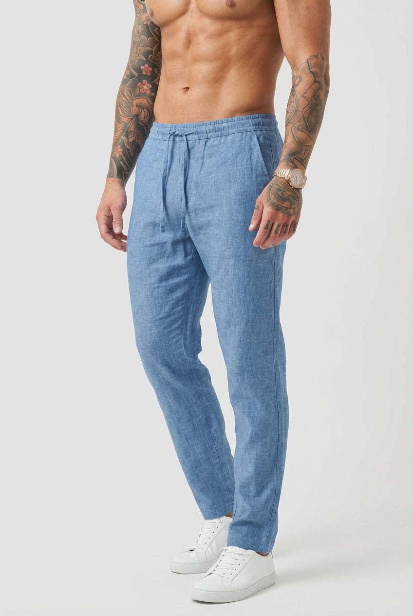Pantalones de Lino Coastal Ease