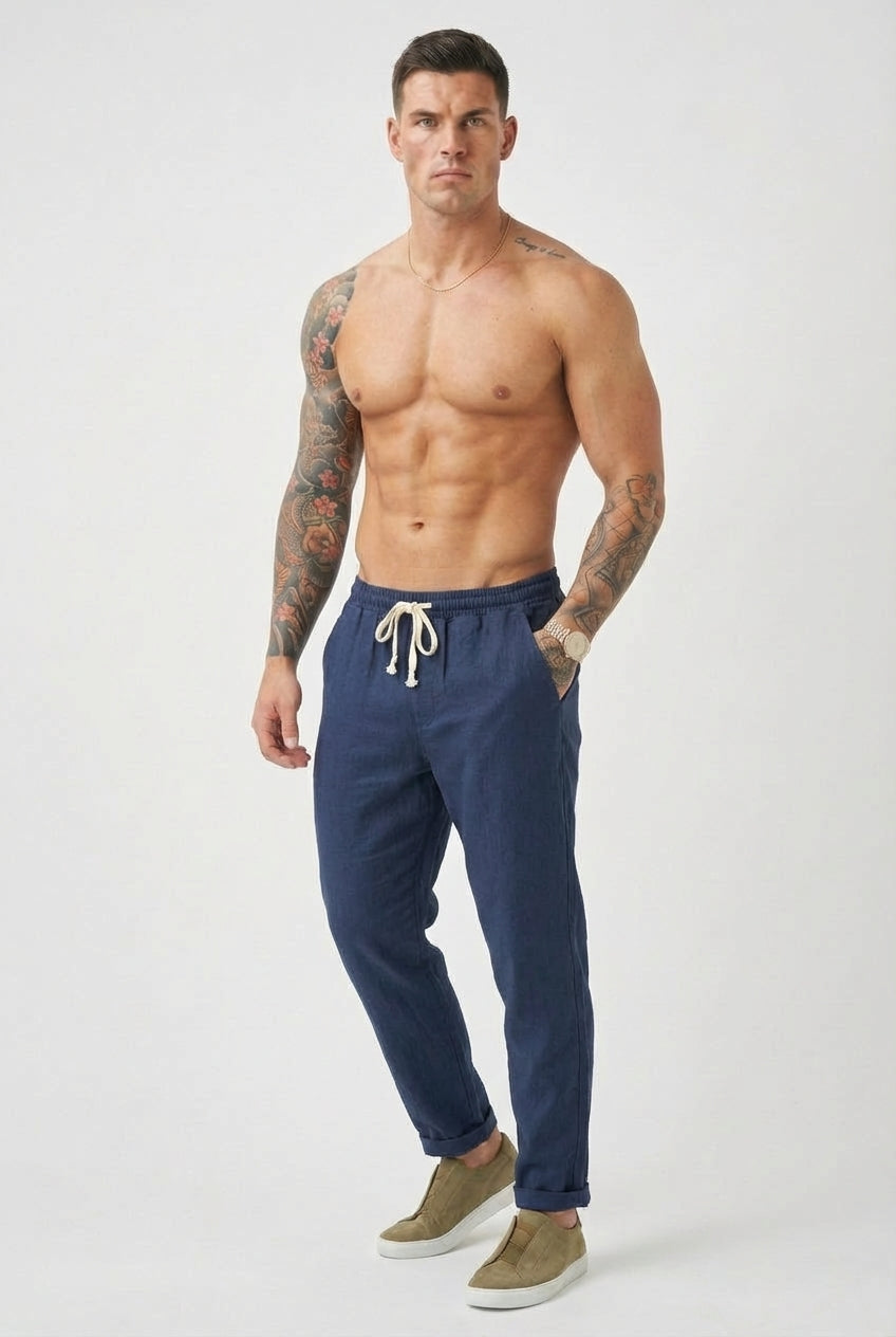 Pantalones de lino Massimo