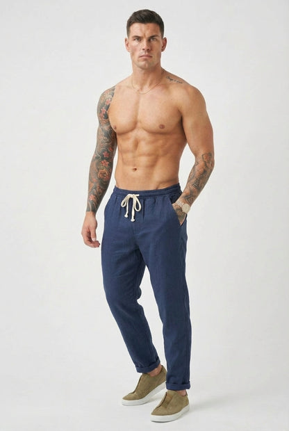 Pantalones de lino Massimo