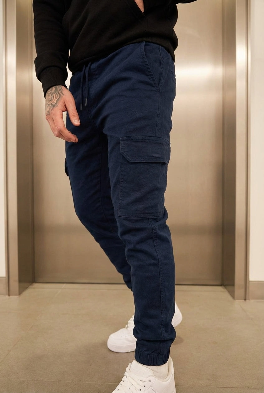 Pantalón de chándal Olympus Cargo - Azul marino