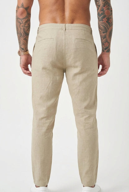 Pantalones de Lino Coastal Ease