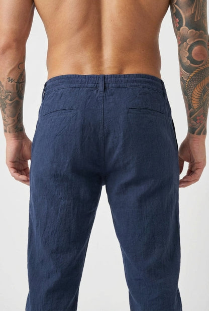 Pantalones de lino Massimo