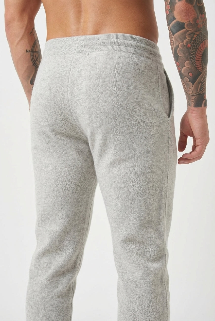 Pantalones Cloud Merino - Gris Claro