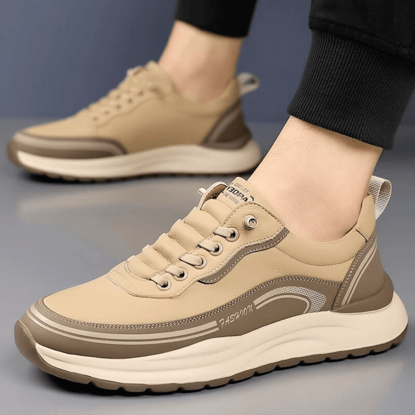 BRIXTON ZAPATILLAS DE PIEL
