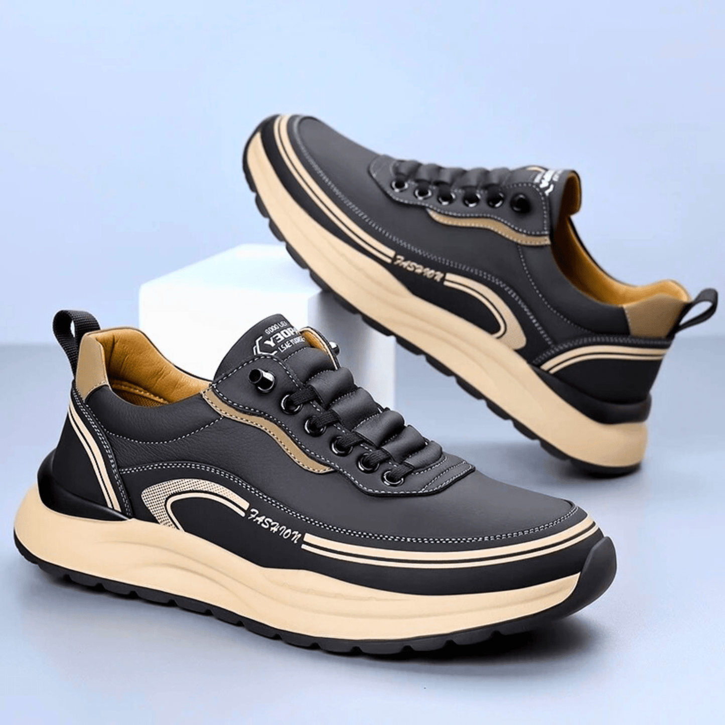 BRIXTON ZAPATILLAS DE PIEL