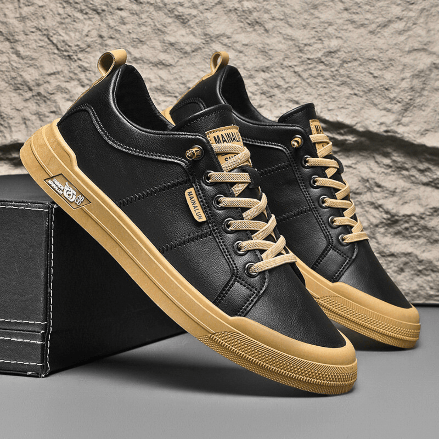 Zapatillas Harrington de cuero