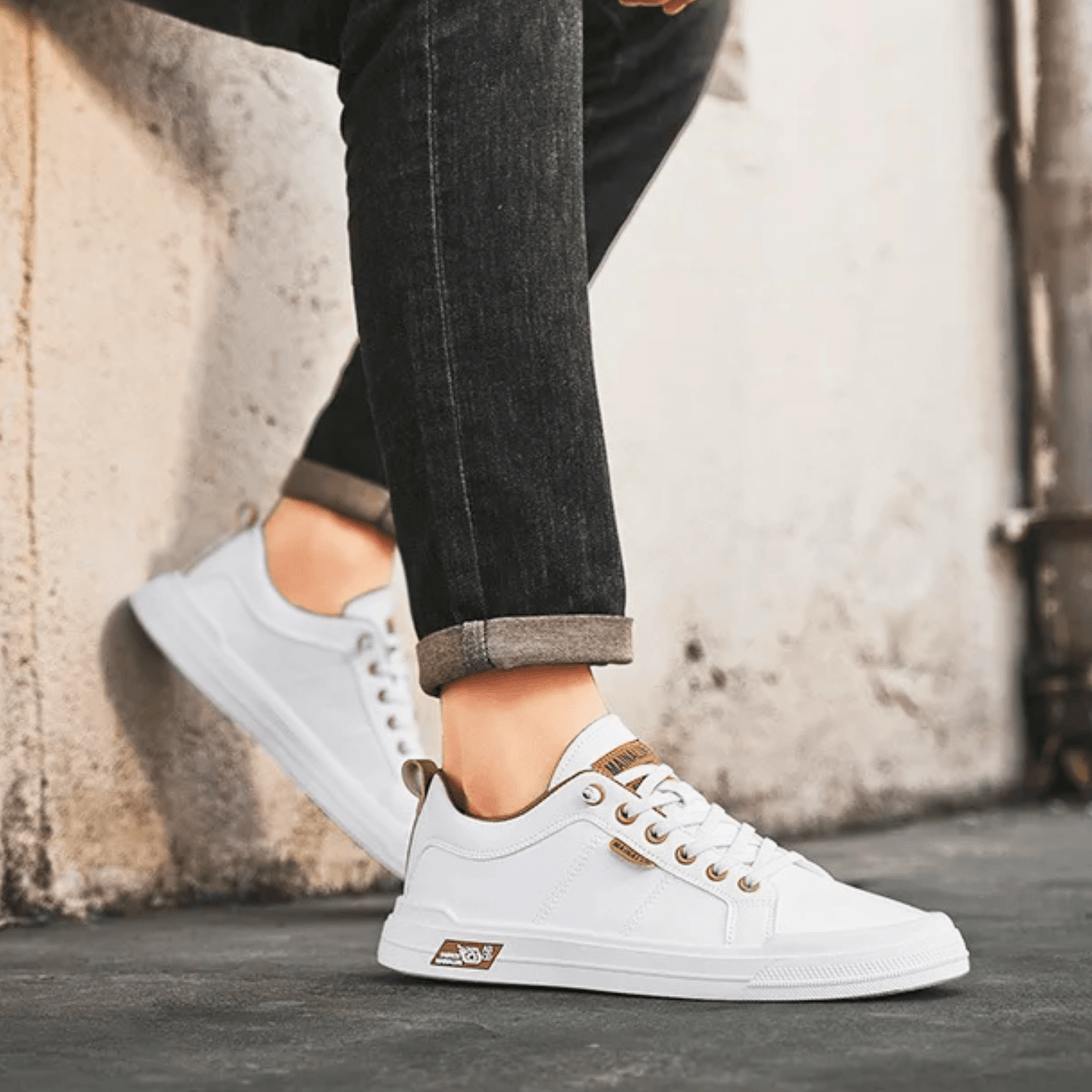 Zapatillas Harrington de cuero